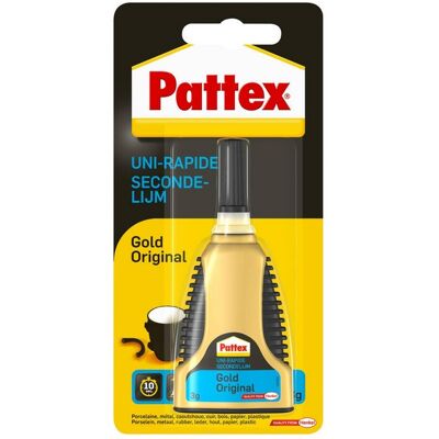 Cola Instantânea Dourada (3g) - Pattex Cola Instantânea Dourada (3g) - Pattex