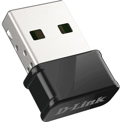 Adaptador de Rede USB AC1300 Nano MU-MIMO Wireless (Preto) - D-LINK Adaptador de Rede USB AC1300 Nano MU-MIMO Wireless (Preto) - D-LINK