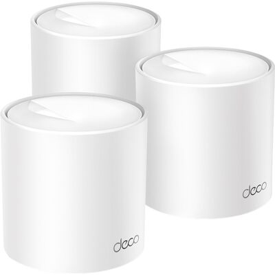 Sistema Mesh Deco X10 AX1500 Dual-Band 2,4 GHz / 5 GHz Wi-Fi 6 (Pack-3) - TP-LINK Sistema Mesh Deco X10 AX1500 Dual-Band 2,4 GHz / 5 GHz Wi-Fi 6 (Pack-3) - TP-LINK
