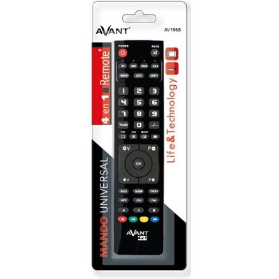 AVANTCONNECT CONNECT Comando Universal 4 em 1 Programável Por PC - AVANTCONNECT AVANTCONNECT CONNECT Comando Universal 4 em 1 Programável Por PC - AVANTCONNECT