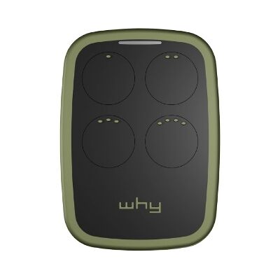 WHYEVO Comando Garagem Multi Frequência 433 ~ 838 Mhz (Verde/Preto) - WHY EVO WHYEVO Comando Garagem Multi Frequência 433 ~ 838 Mhz (Verde/Preto) - WHY EVO