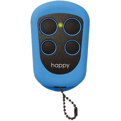 Comando Garagem 4 Canais 433,92Mhz (Azul) - NEW HAPPY Comando Garagem 4 Canais 433,92Mhz (Azul) - NEW HAPPY