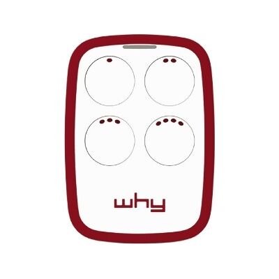 WHYEVO Comando Garagem Multi Frequências c/ Auto-Aprendizagem (Vermelho) - WHY EVO WHYEVO Comando Garagem Multi Frequências c/ Auto-Aprendizagem (Vermelho) - WHY EVO