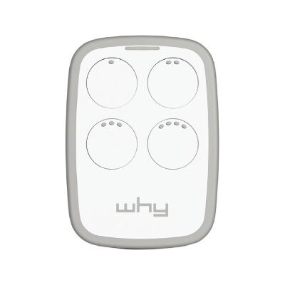 WHYEVO Comando Garagem Multi Frequências c/ Auto-Aprendizagem (Branco) - WHY EVO WHYEVO Comando Garagem Multi Frequências c/ Auto-Aprendizagem (Branco) - WHY EVO