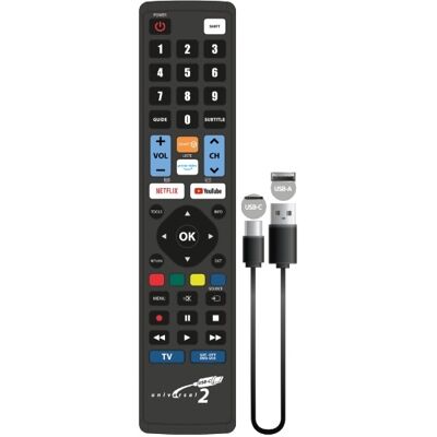 JOLLYLINE Comando Programável MADE FOR YOU 2:1 USB-C c/ Cabo (DUAL SYSTEM PROGRAMMING) - Jolly Line JOLLYLINE Comando Programável MADE FOR YOU 2:1 USB-C c/ Cabo (DUAL SYSTEM PROGRAMMING) - Jolly Line