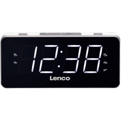 Rádio Relógio CR18 1,8" (Cinza) - LENCO Rádio Relógio CR18 1,8" (Cinza) - LENCO