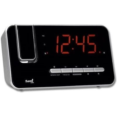 Rádio Despertador Digital RS-1004 (Preto) - SAMI Rádio Despertador Digital RS-1004 (Preto) - SAMI
