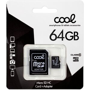 Cool 64GB Micro SD Classe 10 Cartão de memória - Cartão de memória Cool 64GB Micro SD Classe 10 Cartão de memória - Cartão de memória