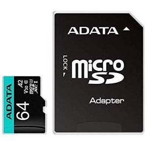 Cartão de Memória MicroSDXC 64GB (Classe 10) - ADATA Cartão de Memória MicroSDXC 64GB (Classe 10) - ADATA