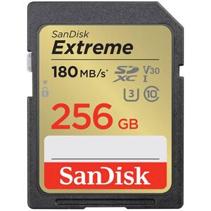 Cartão de Memória Extreme SDXC 256GB - SANDISK Cartão de Memória Extreme SDXC 256GB - SANDISK