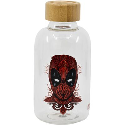Garrafa de Vidro Deadpool Marvel 620ml - STOR Garrafa de Vidro Deadpool Marvel 620ml - STOR