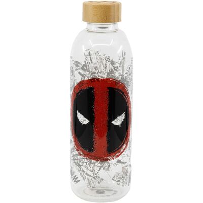 Garrafa de Vidro Deadpool Marvel 1030ml - STOR Garrafa de Vidro Deadpool Marvel 1030ml - STOR