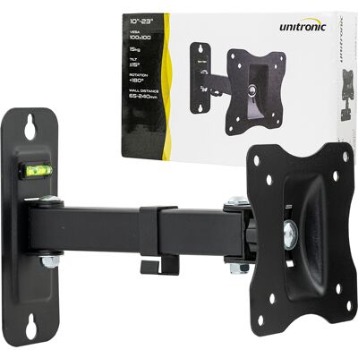 Suporte TV/LCD/LED/PLASMA 10" ~ 23" VESA100/100 15Kg (1 Braço) - UNITRONIC Suporte TV/LCD/LED/PLASMA 10" ~ 23" VESA100/100 15Kg (1 Braço) - UNITRONIC