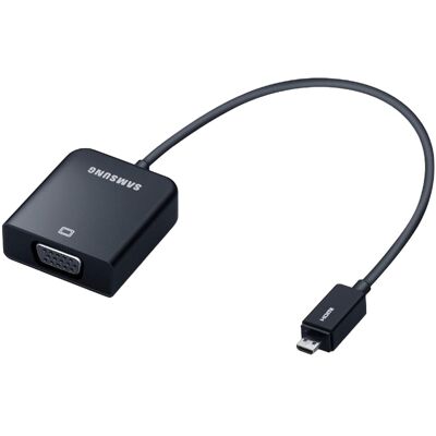 Adaptador Conversor VGA - Micro-HDMI (Preto) - SAMSUNG Adaptador Conversor VGA - Micro-HDMI (Preto) - SAMSUNG