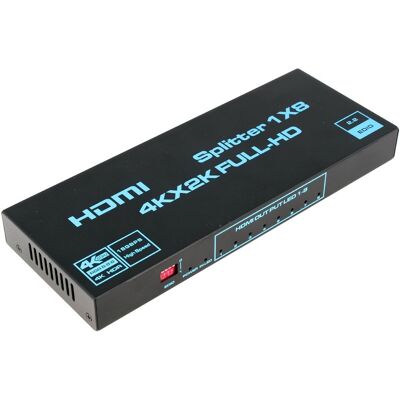 Distribuidor de Sinal HDMI 4K V2.0b (1 Entrada / 8 Saidas) - NIMO Distribuidor de Sinal HDMI 4K V2.0b (1 Entrada / 8 Saidas) - NIMO