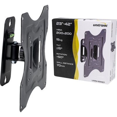 Suporte TV/LCD/LED/PLASMA 23" ~ 42" VESA200/200 15Kg (s/ Braço) - UNITRONIC Suporte TV/LCD/LED/PLASMA 23" ~ 42" VESA200/200 15Kg (s/ Braço) - UNITRONIC
