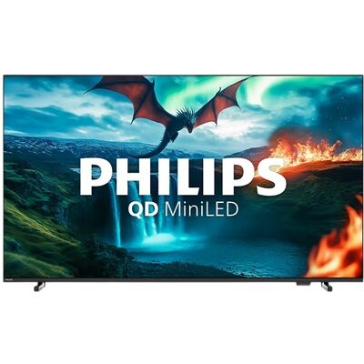 Smart TV QD MiniLED 55" 55MLED820/12 4K Ultra HD Wi-Fi (Preto) - PHILIPS Smart TV QD MiniLED 55" 55MLED820/12 4K Ultra HD Wi-Fi (Preto) - PHILIPS