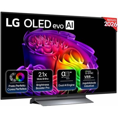 Smart TV OLED evo AI G6 55" OLED55G66LS (2026) 4K Ultra HD - LG Smart TV OLED evo AI G6 55" OLED55G66LS (2026) 4K Ultra HD - LG