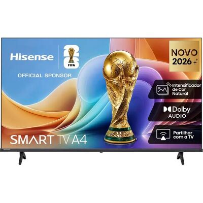 Smart TV LED 40" Series A4S (2026) Full HD Ready HomeOS - HISENSE Smart TV LED 40" Series A4S (2026) Full HD Ready HomeOS - HISENSE