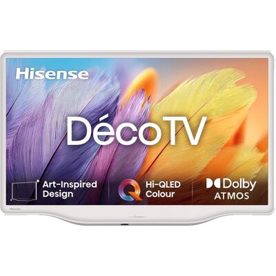 Smart TV QLED 43" DécoTV 43S5Q Full HD (Prateado/Branco) - HISENSE Smart TV QLED 43" DécoTV 43S5Q Full HD (Prateado/Branco) - HISENSE
