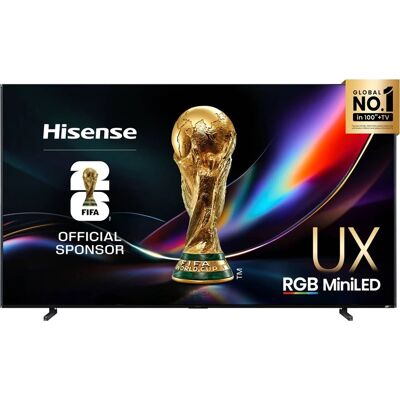 Smart TV LCD 100" 100UXQ Série UXQ RGB Mini LED 4K Ultra HD Wi-Fi (Preto/Cinzento) - HISENSE Smart TV LCD 100" 100UXQ Série UXQ RGB Mini LED 4K Ultra HD Wi-Fi (Preto/Cinzento) - HISENSE