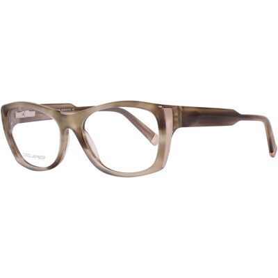 Dsquared2 DQ5077-098-54 Óculos de grau masculino marrom em plástico - Armação Dsquared2 DQ5077-098-54 Óculos de grau masculino marrom em plástico - Armação