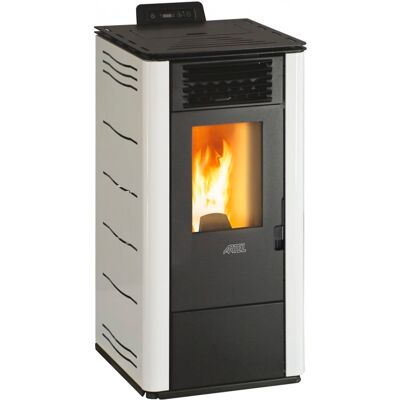Salamandra de Pellets 7kW Easy S (Branco) - ARTEL Salamandra de Pellets 7kW Easy S (Branco) - ARTEL