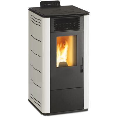 Salamandra de Pellets 9kW Easy M (Branco) - ARTEL Salamandra de Pellets 9kW Easy M (Branco) - ARTEL