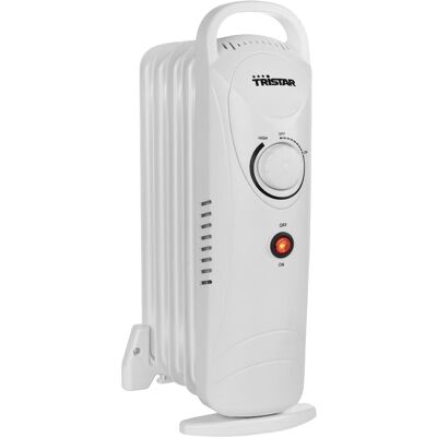 Radiador de Óleo 500W 5 Elementos (Branco) - TRISTAR Radiador de Óleo 500W 5 Elementos (Branco) - TRISTAR