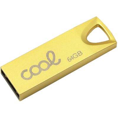 Pen Drive USB 64GB Metal - Dourado Pen Drive USB 64GB Metal - Dourado