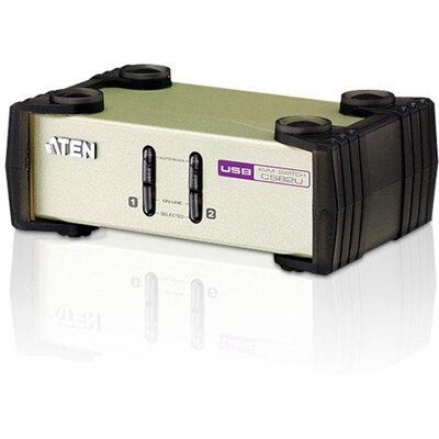 Switch KVM 2 Portas PS/2 - USB - ATEN Switch KVM 2 Portas PS/2 - USB - ATEN