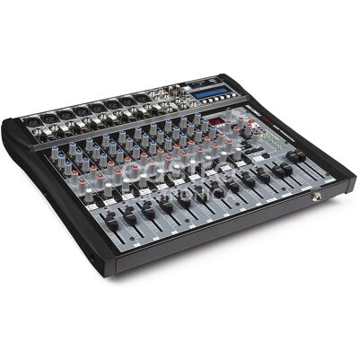Mesa de Mistura 12 Canais c/ USB/SD/MP3 - FONESTAR Mesa de Mistura 12 Canais c/ USB/SD/MP3 - FONESTAR