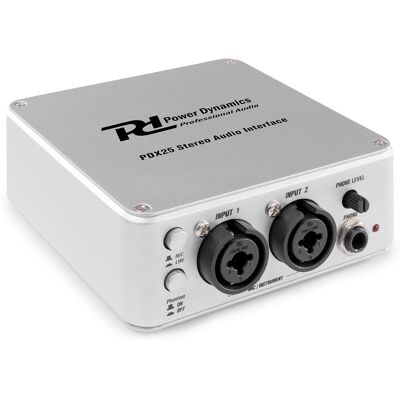Interface Áudio USB Portátil 2 Canais (PDX25) - Power Dynamics Interface Áudio USB Portátil 2 Canais (PDX25) - Power Dynamics