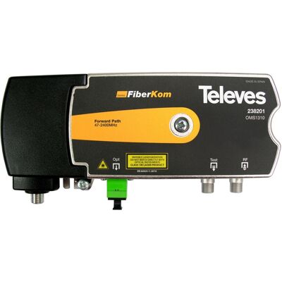 Transmissor Óptico FiberKom SMATV (Sem Canal de Retorno) - TELEVES Transmissor Óptico FiberKom SMATV (Sem Canal de Retorno) - TELEVES