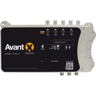 Central Programável AVANT X Basic p/ Terrestre - TELEVES Central Programável AVANT X Basic p/ Terrestre - TELEVES
