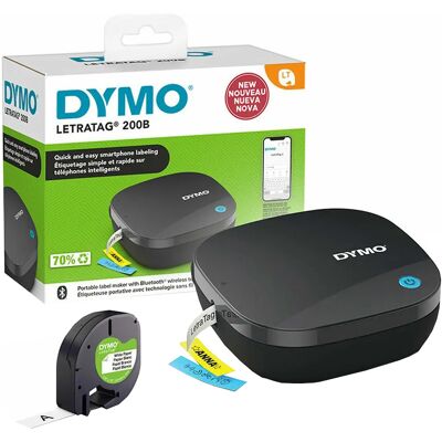Rotuladora Elétrica Portátil LetraTag 200-B - DYMO Rotuladora Elétrica Portátil LetraTag 200-B - DYMO