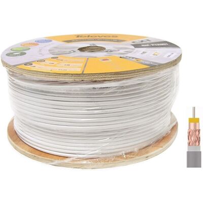 Bobine Cabo Coaxial Cobre ITED4 T-200 Plus LSFH Class A HD 15VRtC (250 mts) - TELEVES Bobine Cabo Coaxial Cobre ITED4 T-200 Plus LSFH Class A HD 15VRtC (250 mts) - TELEVES