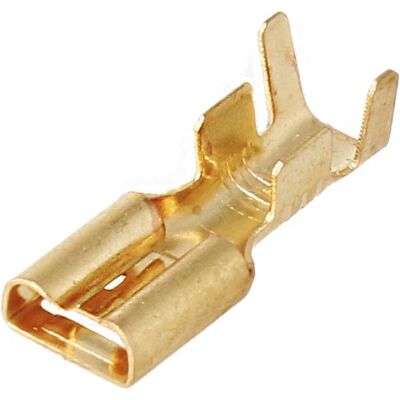 Pack 100x Terminal Faston Fêmea 6,35mm - NIMO Pack 100x Terminal Faston Fêmea 6,35mm - NIMO