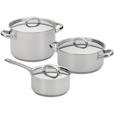 Conjunto de Cozinha Low Cost Essential em Aço Inoxidável (3 Peças) - SILAMPOS Conjunto de Cozinha Low Cost Essential em Aço Inoxidável (3 Peças) - SILAMPOS
