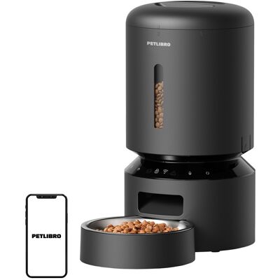 Dispensador de Comida Inteligente Granary 5L WiFi (Preto) - PETLIBRO Dispensador de Comida Inteligente Granary 5L WiFi (Preto) - PETLIBRO