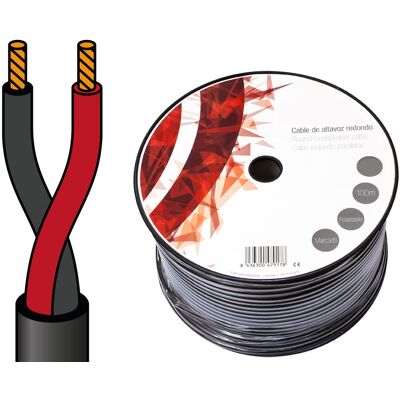 Bobine Cabo Coluna Redondo 2x 1,5mm (100 mts) - NIMO Bobine Cabo Coluna Redondo 2x 1,5mm (100 mts) - NIMO