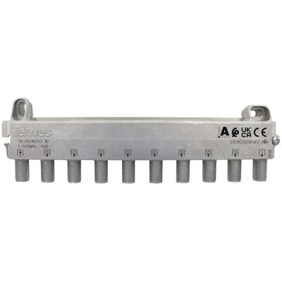 Derivador ATI (5-2400MHz) 8D "F" 16dB - TELEVES 519383 Derivador ATI (5-2400MHz) 8D "F" 16dB - TELEVES 519383
