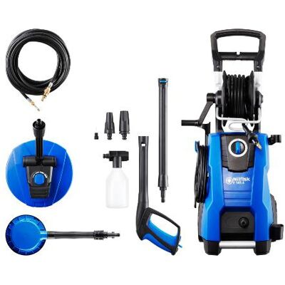 Máquina de Limpeza Alta Pressão E 145.4-9 PAD X-TRA 2100W (Azul/Preto) - NILFISK Máquina de Limpeza Alta Pressão E 145.4-9 PAD X-TRA 2100W (Azul/Preto) - NILFISK