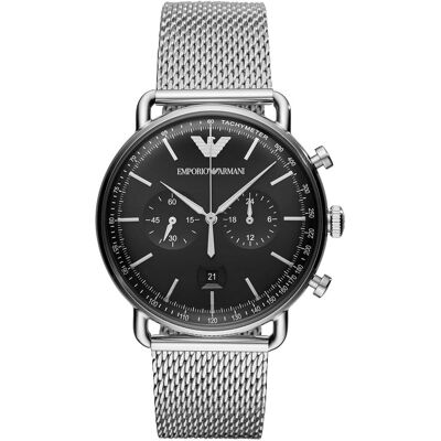 Giorgio Armani Relógio Analógico AR11104 49MM (Prateado) - ARMANI Giorgio Armani Relógio Analógico AR11104 49MM (Prateado) - ARMANI