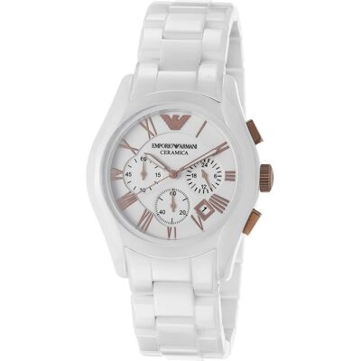 Giorgio Armani Relógio Analógico AR1416 42MM (Branco) - ARMANI Giorgio Armani Relógio Analógico AR1416 42MM (Branco) - ARMANI