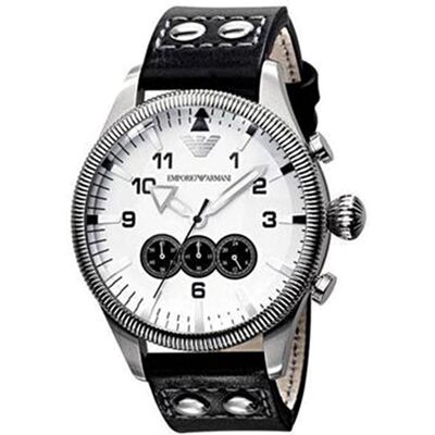 Giorgio Armani Relógio Analógico AR5836 44MM (Prateado) - ARMANI Giorgio Armani Relógio Analógico AR5836 44MM (Prateado) - ARMANI
