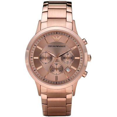 Giorgio Armani Relógio Analógico AR2452 43MM (Rose Gold) - ARMANI Giorgio Armani Relógio Analógico AR2452 43MM (Rose Gold) - ARMANI
