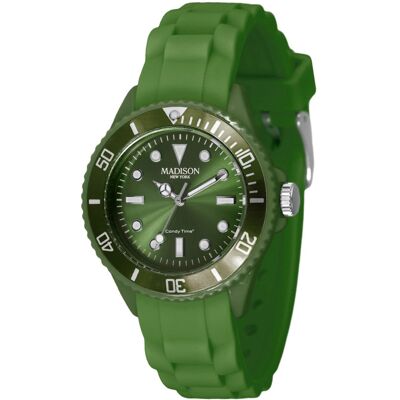 Relógio Analógico L4167-18 34MM (Olive) - MADISON Relógio Analógico L4167-18 34MM (Olive) - MADISON