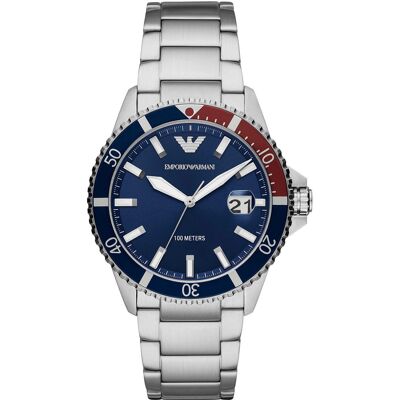 Giorgio Armani Relógio Analógico AR11339 42MM (Prateado) - ARMANI Giorgio Armani Relógio Analógico AR11339 42MM (Prateado) - ARMANI