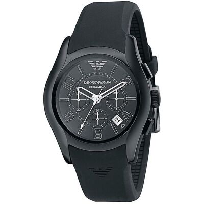 Giorgio Armani Relógio Analógico AR1430 42MM (Preto) - ARMANI Giorgio Armani Relógio Analógico AR1430 42MM (Preto) - ARMANI